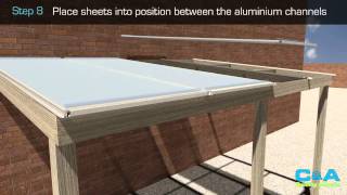 How to install polycarbonate roofing sheets [upl. by Dann842]