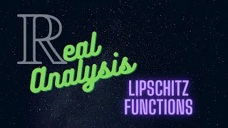 Lipschitz functions [upl. by Blaine]