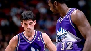 Top 10 John Stockton  Karl Malone Connections [upl. by Roberto]