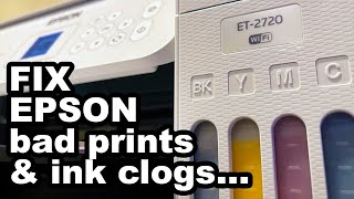 EPSON Ecotank Sublimation Printer Problems amp Fixes [upl. by Auqinahs]