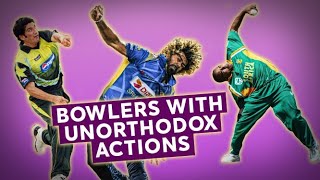 Dont try this at home  Unusual bowling actions  Bowlers Month [upl. by Ellerud]