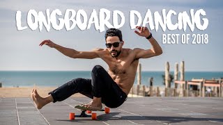 Longboard dancing BEST OF 2018 [upl. by Lyudmila402]