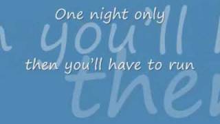 Jennifer Hudson one night only with lyrics [upl. by Hulburt]