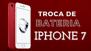 Como Trocar a Bateria do IPHONE 7  Simples e fácil 2021 [upl. by Idnerb]