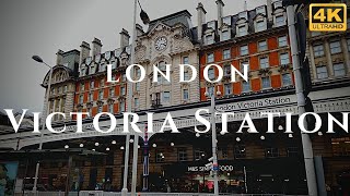 London Victoria Station Walk Through England 4K [upl. by Noy175]