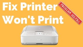 How to Fix A Printer That Wont Print [upl. by Korwin]