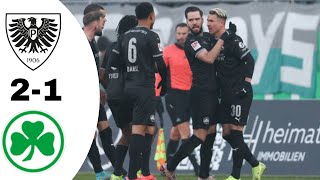 Preußen Münster 21 Greuther Fürth Highlights  Bundesliga 2025 [upl. by Erreip]