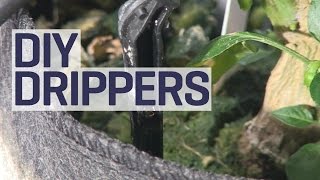 DIY Drippers Drip Irrigation for Hydroponics [upl. by Nauqyt]