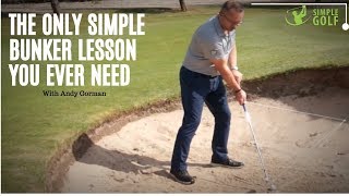 The Only Simple Simple Bunker Lesson You Need [upl. by Eioj]