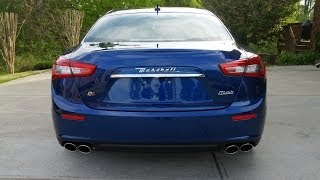 Exhaust Notes  Maserati Ghibli S Q4 [upl. by Nrublim]