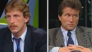 Erhitzte Diskussion vor Topduell Daum vs Hoeneß 1989  das aktuelle sportstudio – ZDF [upl. by Bashee]