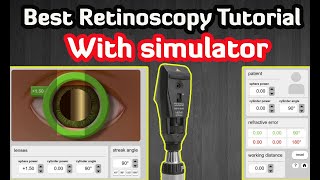 Retinoscopy Simulator  Practice Online  Tutorial [upl. by Lindley948]