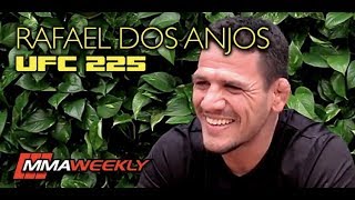 Rafael Dos Anjos UFC 225 Full Media Scrum [upl. by Carr]