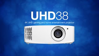 Optoma UHD38  4K UHD gaming and home entertainment projector [upl. by Egas]