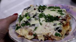 quotЛАЗАНЬЯquot с соусом БЕШАМЕЛЬ рецепт видео ГОТОВИМ ПРОСТО И ООЧЕНЬ ВКУСНОLasagna with cheese and meat [upl. by Cliff]