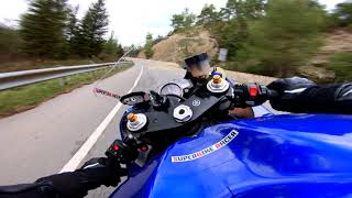 The Pure Sound Of Yamaha R6 With Quickshifter [upl. by Dacia]