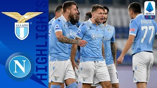 Lazio 20 Napoli  Immobile amp Luis Alberto Lead Lazio to Victory  Serie A TIM [upl. by Sundstrom]