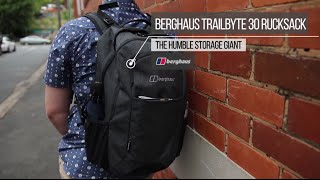 Berghaus Trailbyte 30 Rucksack Review  The Humble Storage Giant [upl. by Amsirp924]