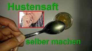 Hustensaft  Thermomix  schnell selbst gemacht  auch für Kinder  mit Salbei Thymian Fenchel [upl. by Estey]