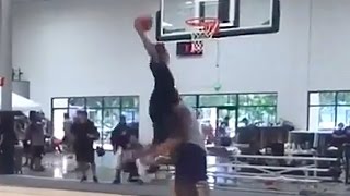 Shaquille ONeal Dunked On By Son [upl. by Eynttirb]