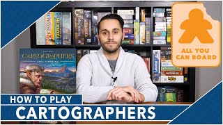 Cartographers  How to Play in UNDER 8 Minutes [upl. by Hillinck]