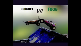 Tamiya Hornet VS Frog Vintage rc [upl. by Mena967]