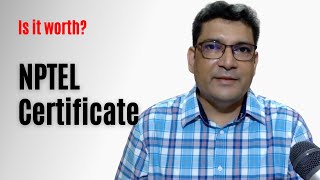 Is Nptel Certificate useful [upl. by Ganiats]