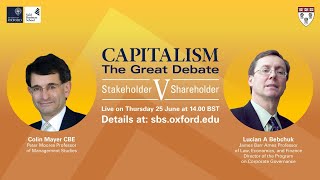 Capitalism The Great Debate  Stakeholder v Shareholder [upl. by Uria896]