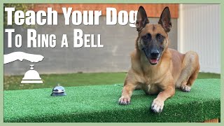 Teach Your Dog How to Ring a Bell  Dog Training [upl. by Hiasi]