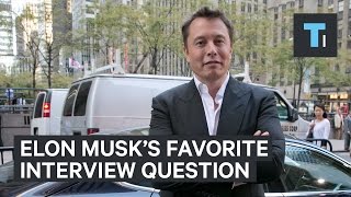 How To Answer Elon Musks Favorite Job Question [upl. by Aynat733]