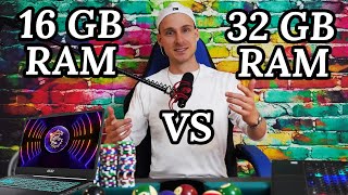 16GB vs 32GB RAM Laptop Explained Simply [upl. by Ynatil143]