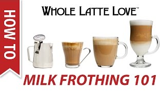 Milk Frothing for Beginners [upl. by Tsnre]