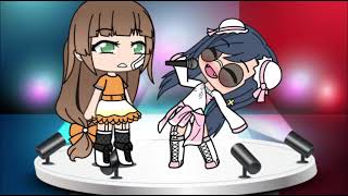 Marinette vs Lila singing battle for adrien • Gacha Life• [upl. by Auhsot]