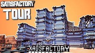 The Most BEAUTIFUL Factory Ever Built  Satisfactory Mega Base Tour [upl. by Ealasaid]