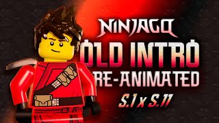 LEGO Ninjago  OLD Intro REAnimated w NEW SUITS S1 X S11 by Chutas [upl. by Shimkus937]