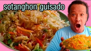 HOW TO COOK SOTANGHON GUISADO  sotanghon guisado recipe [upl. by Assadah]