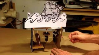 Cardboard Ship Automaton [upl. by Anelac]