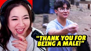 FUSLIE REACTS TO OFFLINETV SURVIVES CAMPING CHALLENGE [upl. by Nance]