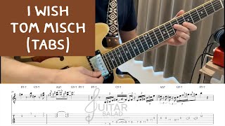 I Wish  Tom Misch SoloTab [upl. by Preston]