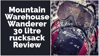 Mountain Warehouse Wanderer 30ltr backpack review [upl. by Larred443]