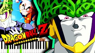 Dragon Ball Z  Perfect Cell Theme  Piano Tutorial [upl. by Ruckman]