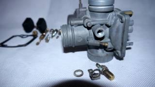 Yamaha 125cc Carburettor Strip down and Rebuild [upl. by Anisor190]