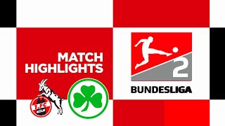 1 FC Köln vs Greuther Fürth 10  Highlights  2 Bundesliga 2425 [upl. by Ajit]