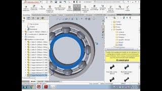 Roulements à billes à contact radial solidworks [upl. by Neirod]