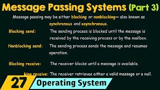 Message Passing Systems Part 3 [upl. by Whiteley]