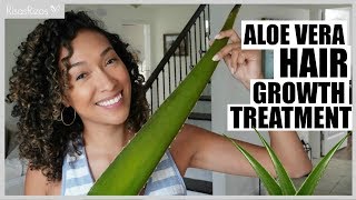 Aloe Vera Hair Growth Mask  DIY Longer and Healthier Hair [upl. by Mick]