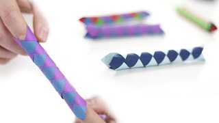 How to make a CHINESE FINGER TRAP [upl. by Anidem]