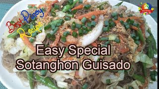 Easy Special SotanghonGuisado I Best Sotanghon Guisado Jp [upl. by Margarita]