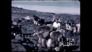 Eskimo summer activities Inuit groups 1947 [upl. by Ettolrahs]