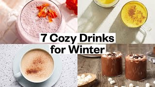 7 Hot Winter Drinks  Moon Milk Nutella Latte Golden Milk Red Wine Hot Chocolate  Thrive Market [upl. by Annie]